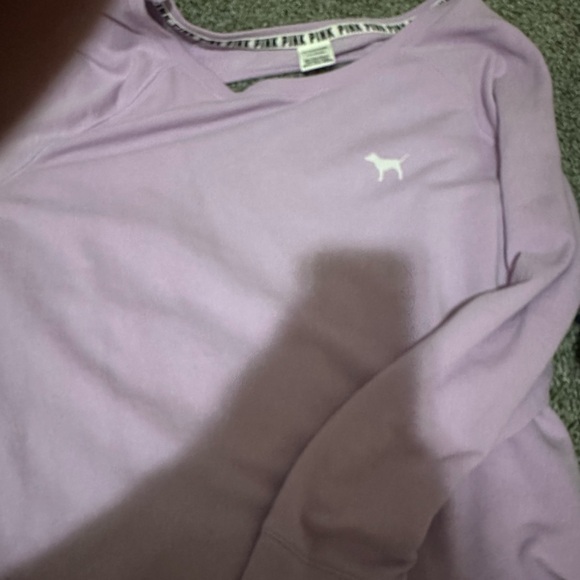 Vs pink open back sweatshirt - Picture 1 of 3